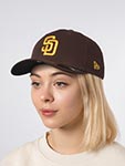 Бейсболка NEW ERA арт. 60646818 San Diego Padres MLB (темно-коричневый)